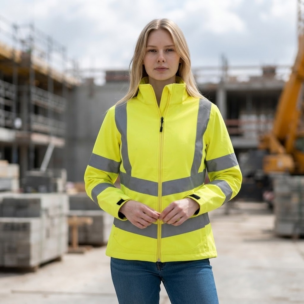 Portwest LW70 Ladies Hi-Vis Breathable Jacket Yellow Reflective Safety Small NWT
